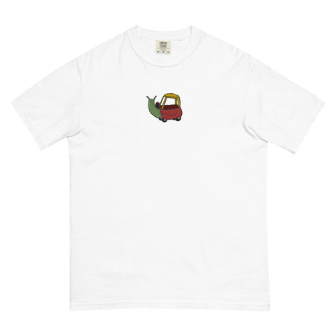"Snail Car" Embroidered Unisex T-shirt