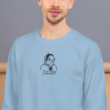 "Tim-Mahi Chalamet" Embroidered Unisex Crewneck Sweatshirt