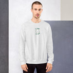 "I wanna go home" Embroidered Unisex Crewneck Sweatshirt